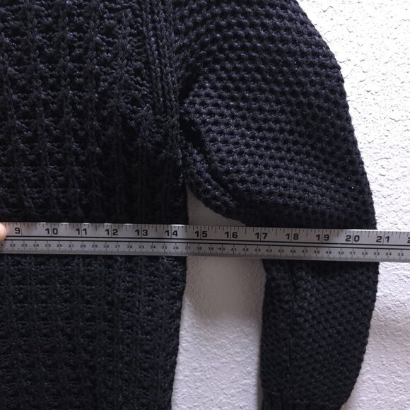 Calvin Klein Chunky Knit Black Sweater‎ | Size Small - Picture 9 of 11